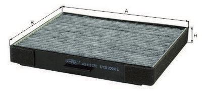 Goodwill AG 412 CFC Activated Carbon Cabin Filter AG412CFC