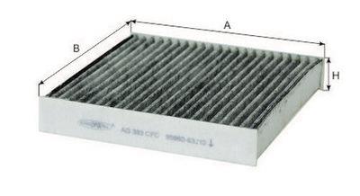 Goodwill AG 393 CFC Activated Carbon Cabin Filter AG393CFC