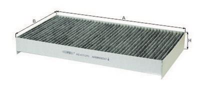 Goodwill AG 417 CFC Activated Carbon Cabin Filter AG417CFC