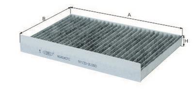 Goodwill AG 404 CFC Activated Carbon Cabin Filter AG404CFC