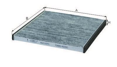Goodwill AG 410 CFC Activated Carbon Cabin Filter AG410CFC