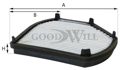 Goodwill AG 185 CFC Activated Carbon Cabin Filter AG185CFC