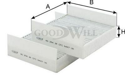Goodwill AG 294 2K CFC Activated Carbon Cabin Filter AG2942KCFC