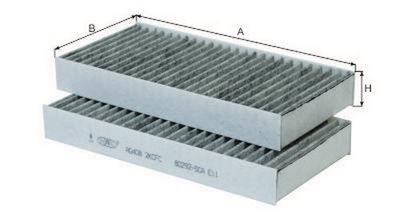Goodwill AG 408 2K CFC Activated Carbon Cabin Filter AG4082KCFC