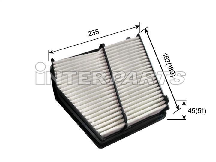 Interparts filter IPA-4016 Air filter IPA4016