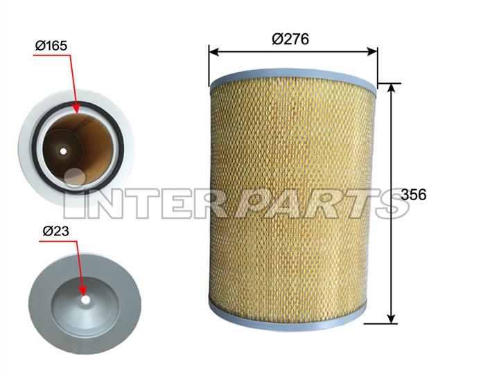 Interparts filter IPA-532 Air filter IPA532