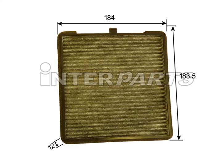Interparts filter IPCA-K007C Filter, interior air IPCAK007C