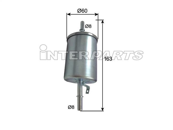 Interparts filter IPF-CY003E Fuel filter IPFCY003E