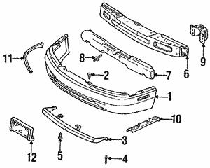 1619321 General Motors Fir Tree Clip