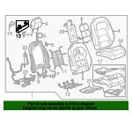 84139982 General Motors Trunk handle