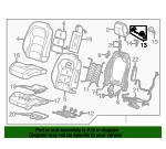 84139980 General Motors Trunk handle