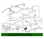 23396760 General Motors Trunk handle