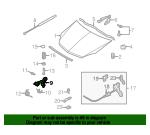 General Motors 13199381 Safety Catch 13199381