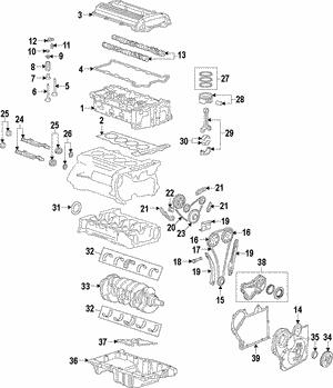 General Motors 12635427 Timing chain 12635427 12635427 General Motors Timing chain