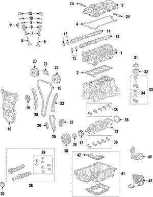 12668646 General Motors Crankshaft Bearing Set