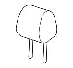 39093646 General Motors Headrest