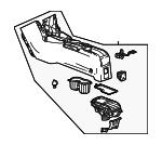 42506205 General Motors Console floor