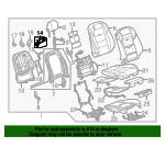 23266435 General Motors Trunk handle