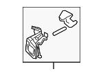 23276547 General Motors Trunk handle