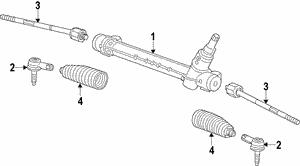 General Motors 42351614 Steering rack 42351614