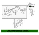 94536918 General Motors Steering column
