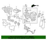 42338224 General Motors Air duct