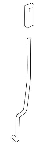 95996013 General Motors Door lock rod