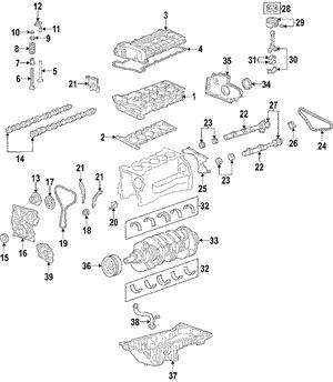 88984219 General Motors Full Gasket Set, engine