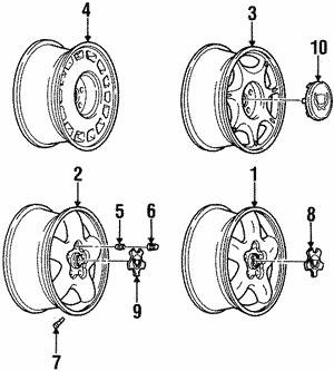 90473457 General Motors Wheel bolt
