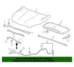 96497159 General Motors Hood bumper