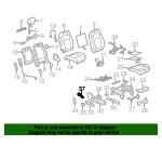 25989549 General Motors Trunk handle