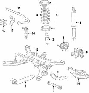 General Motors 96843024 Spring, bonnet lock fitting 96843024