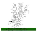 88899564 General Motors Trunk handle