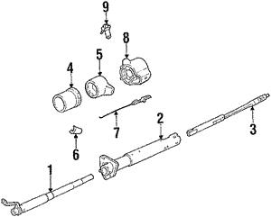 General Motors 7840574 Ignition cylinder 7840574