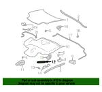 10274108 General Motors Hood shock absorber