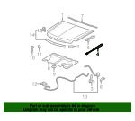 20783833 General Motors Hood shock absorber