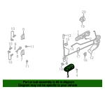 30024123 General Motors Trunk handle