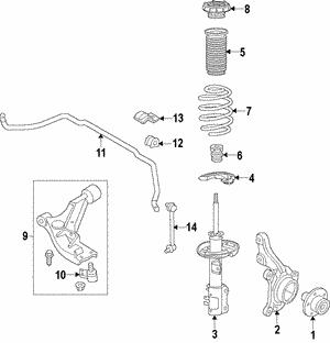 25971661 General Motors Stabilisator