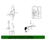 10376824 General Motors Trunk handle