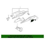 15251007 General Motors Trunk handle