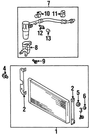 52475984 General Motors AC Condenser
