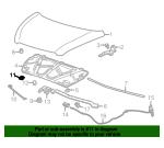 96540969 General Motors Hood stop latch