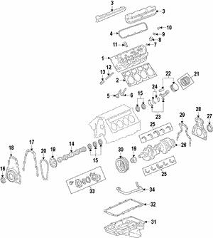 12569427 General Motors Intake valve