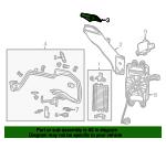 22799215 General Motors Grille bumper