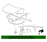 15884431 General Motors Hood hinge