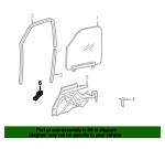 21097404 General Motors Trunk handle