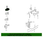 22710841 General Motors Trunk handle