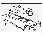 22926913 General Motors Console floor