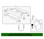 12637340 General Motors Differential washer support