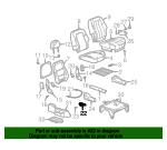 89022355 General Motors Trunk handle